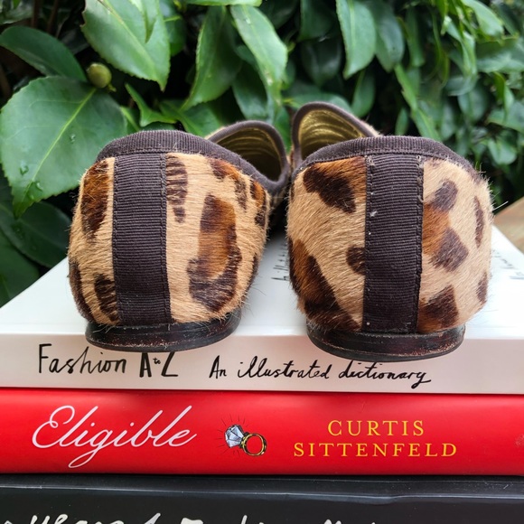 ❌SOLD❌ Boden Calf Hair Leopard Print Loafers, 39 - Picture 6 of 8